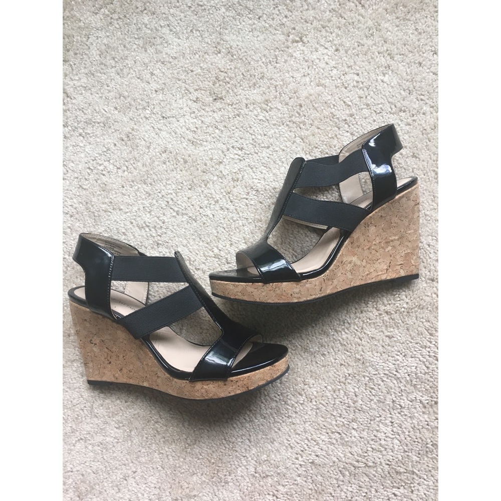 Adrienne Vittadini Cork Wedges